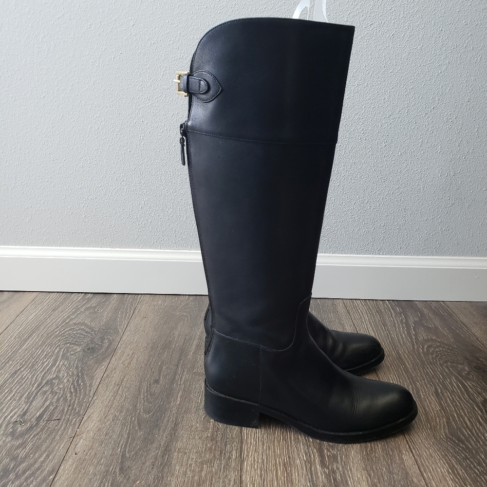 Cole Haan Black Leather Boots Womens Size 7